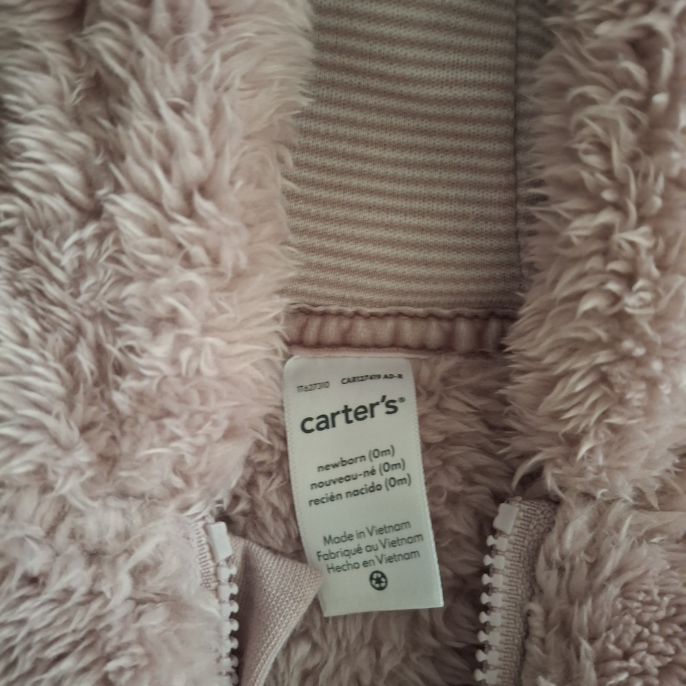 Carter's Soft Pink Fleece Jacket